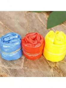 4pcs Multi-Functional Emergency Waterproof Adult Raincoats With Keychain Ball, Suitable For Camping, Outdoor Activities, Hiking, Sports And Amusement Parks - Various Colors[Random Color] - Multicolor - View 9