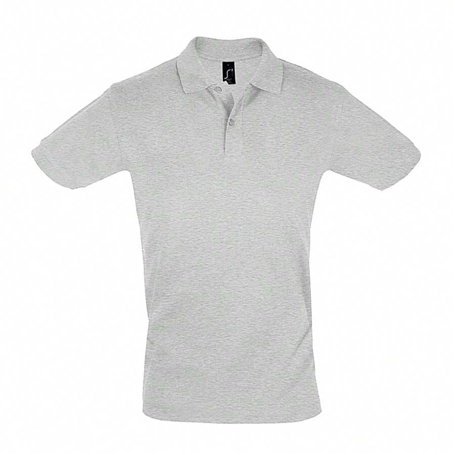 SOLS Mens Perfect Pique Short Sleeve Polo Shirt - 灰色大理石 - 查看 1