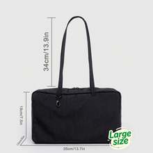 Bolso de bolos de nailon, bolso de mano con llavero, estilo minimalista, bolso de trabajo de gran capacidad para ir al trabajo, bolso de hombro de moda nuevo, adecuado para uso diario - Multicolor - Ver 11