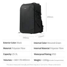 AMBITFUL OM-28 One Magic Camera Backpack 28L Capacity Outdoor Photography Waterproof Portable Bag Can Hold Camera, Flash, Tripod - View 4