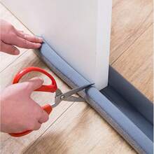 1pc Door Bottom Seal Strip, Foam Door Gap Draft Stopper For Bedroom, Windproof Noise Reduction Insect Blocker - Soundproof Sealing Strip - View 6