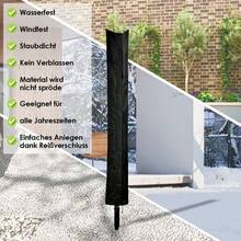 Zipped Waterproof Cover, Heavy Duty Rotary Washing Line & Clothes Airer Parasol - B - View 10