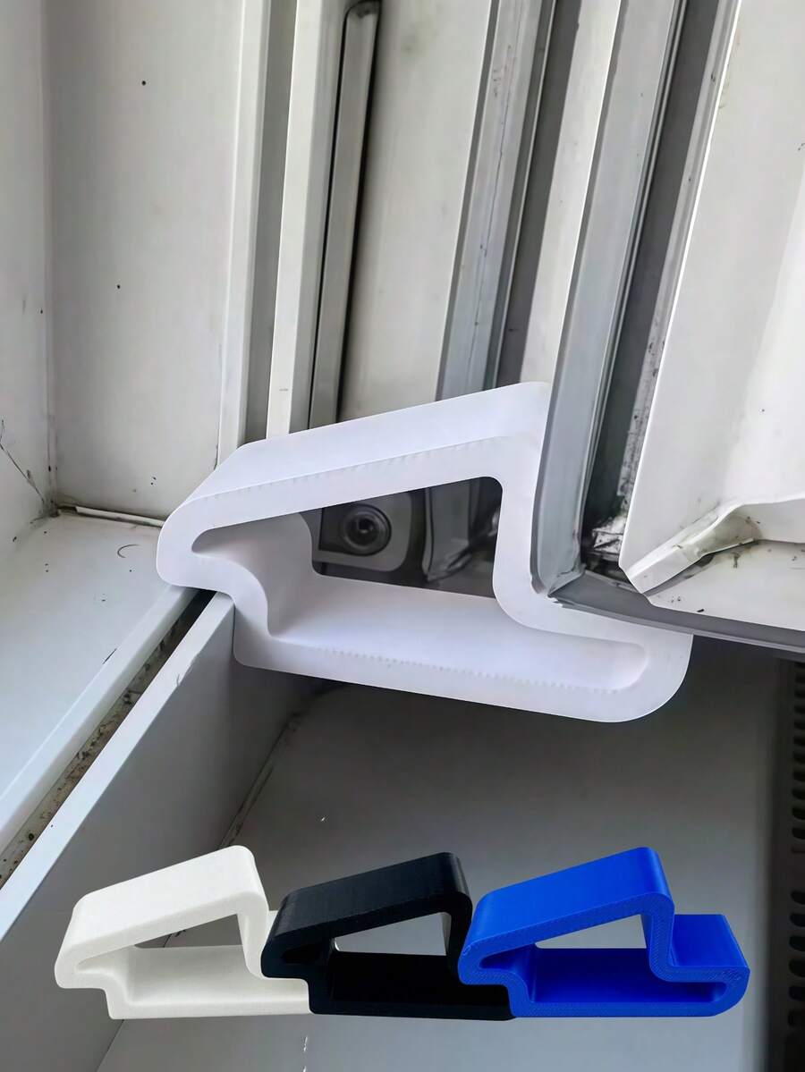 1/4件組重型防撞門擋套組-防風防震門窗防護,底部安裝設計易於安裝,適用於推拉門、窗戶及陽台門,實用居家辦公室五金配件 - 多色 - 查看 1