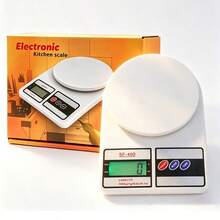 Digital Kitchen Scale Model SF-400 With LCD Display, 10kg Capacity, 1g Accuracy, Tare Function, Units In Grams And Ounces, Portable Electronic Scale For Baking, Cooking, Food, Jewelry And Home Use - 廚房秤 - 查看 1