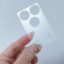 Premium Non-Damaging Fiber Lens Protector Film For Apple 17PRO/17PROMAX, Electrostatic Adsorption Soft Film, Scratch-Resistant - Crystal Sugar - View 3