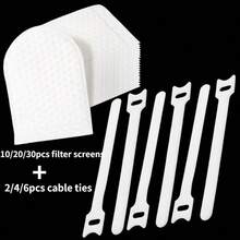 12/24/36pcs Faucet Filter Bags (Includes 10/20/30 Filter Cartridges + 2/4/6 Fixing Straps), Efficient Pre-Filtration Function, Effectively Blocks Rust, Sediment, Impurities, Practical Kitchen Water Purification Accessory - View 11