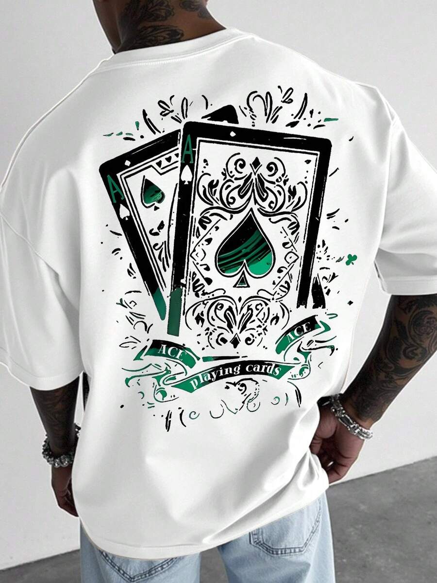 Manfinity Camiseta con estampado en blanco y negro de retrato vintage para hombre, camiseta para festival deúsica - Burdeos - Ver 1
