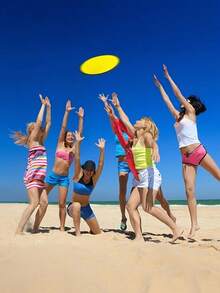 5 Stücke/1 Stück faltbarer Cluster-Ventilator, wiederverwendbare Strand-Flugscheibe, taschengroßer Ventilator, leicht und tragbar, perfekt für Strandtage, Partys und Outdoor-Aktivitäten, ideale Wahl für Partygeschenke oder Spielrequisiten, unverzichtbar zum Erzeugen einer festlichen Atmosphäre (zufällige Farbe) - Einheitsgröße - Übersicht 3