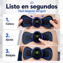 Mini Portable Electric Massager For Neck And Body, 8 Modes Of Use, Adjustable Intensity And USB-C Charging, Compact Design - Black - View 6