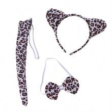 Animal Costume Tutu Set, Zebra|Leopard|Monkey|Giraffe, Headband/Bow Tie/Tail, Animal Costume Set, Suitable For Jungle Party Dress Up, Animal Theme Party Dress Up, Halloween, Thanksgiving, Christmas, Carnival, Easter, Cosplay Costume Set, Animal Party Dress Up, Performance Props - View 21