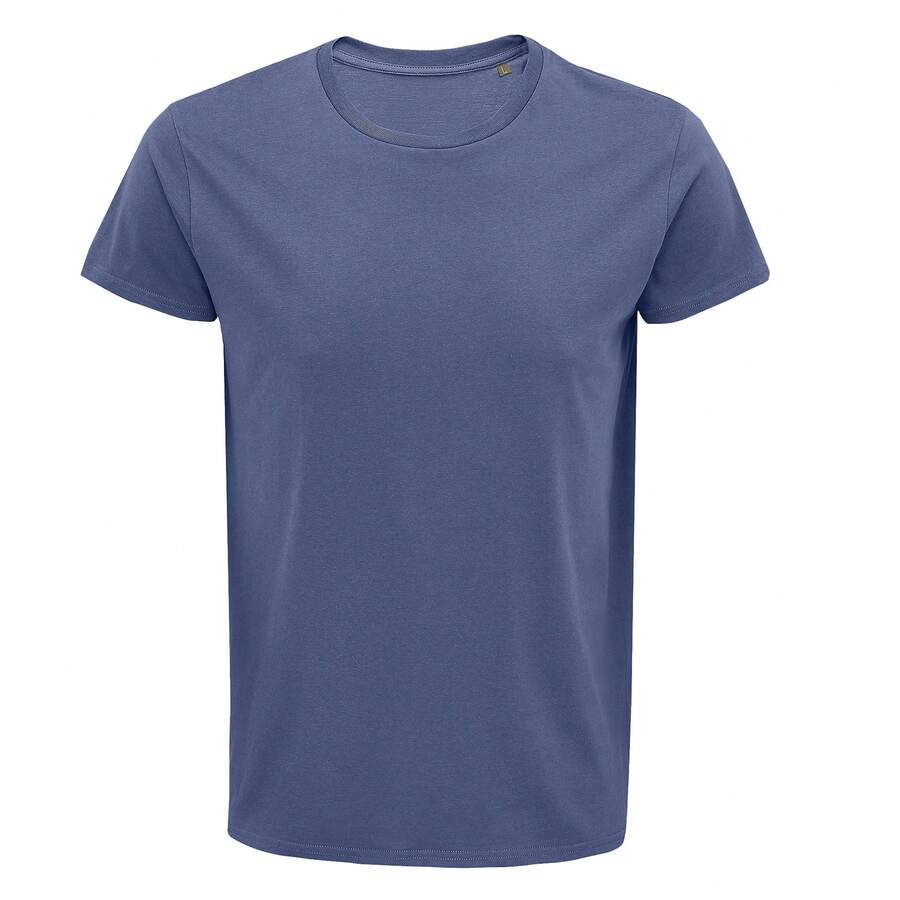 SOLS Mens Crusader Organic T-Shirt - Denim - View 1
