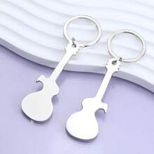 Creative Music Keychain Earphones Earplugs Keychain Guitar Notes Piano Violin Fashion Fashion Men Small Hanging Ornaments - X-1621 耳機鑰匙圈 黑色 - 查看 4