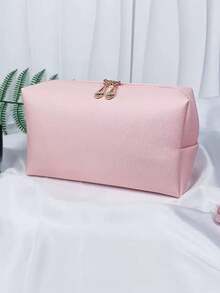 1pc Personalized Leather Jewelry Organizer Bag, Personalized Makeup Bag, Bridesmaid Invitation Gift, Travel Toiletry Bag, Customized Embroidered Name Storage Bag, Handbag, Essential For Bride-To-Be, Travel Makeup Bag - Multicolor - View 10