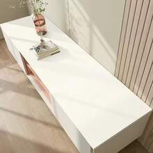 1pc PU Leather Vanity Mat, Waterproof, Anti-Slip, Scratch-Resistant, Suitable For Vanity, Computer Desk, Writing Desk, Bedroom Or Student Dorm - PU Leather - View 7