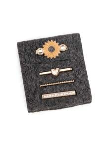 4 piezas/Set Colgante de Encanto de la Virgen María con Strass para Correa de Reloj, Adecuado para Decoración de Correa de , Adecuado como Regalo de Accesorios de Correa de Reloj - Amarillo - Ver 7