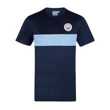 Manchester City FC Mens Polyester T-Shirt - Navy - View 1