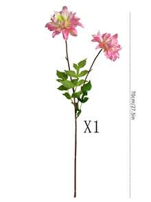3件組 29英吋人造非洲雛菊花，人造雛菊，適用於婚禮花飾、房間裝飾、浴室裝飾、生日裝飾、露台、聖誕裝飾、萬聖節、秋季 - 彩色 - 查看 10