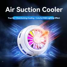 K62 Universal Portable Magnetic Semiconductor Phone Cooler, With RGB Lighting, Powerful Cooling Fan, Suitable For Gaming, New Model - Multicolor - View 2