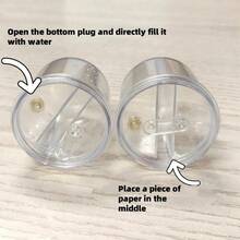 Multiple Styles DIY Snow Globe Photo Frame Set, Heart-Shaped Hollow Plastic Handmade Kit With Transparent Dome Base, All-Season Craft Materials, Suitable For Graduation Gifts, Bedroom Living Room Desktop Decor, Holiday Party Commemorative Photo Decoration - Multiple Styles - View 8