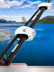 4pcs Portable Lure Fishing Rod Bundling Clips, Sea Fishing Rod Holder Fixing Clips, Compact Fishing Tool Fixing Rack - Multicolor - View 4