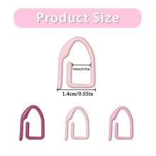 7-100 pezzi Segnamagli a forma di freccia in maglia, clip di posizionamento per uncinetto, accessori fai-da-te per cucito e lavori a mano, clip di marcatura, strumenti per maglia a mano - Rosa*10 pezzi - Visualizzare 3