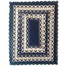 1 cái khuôn cắt kim loại khung hình chữ nhật, phù hợp cho trang trí scrapbook DIY, dập nổi cắt, mẫu làm thiệp chúc mừng, phù hợp làm album ảnh, thiệp, dụng cụ làm thiệp thủ công - hình chữ nhật - Xem 5