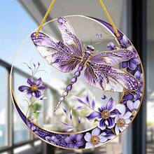 Dragonfly Acrylic Garden Decor Perfect Housewarming Or Thanksgiving Gift - Multicolor - View 2
