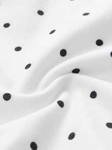 QUNGIGU Women's Polka Dot Sleeveless Spaghetti Strap Dress, Casual Summer Dress, Suitable For Beach Vacation, Dinner And Events - White - View 7