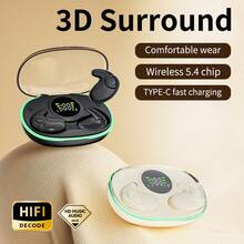 Nuevos auriculares deportivos inalámbricos, adecuados para correr, auriculares inalámbricos con sonido de bajos puros, auriculares intraurales con pantalla LED dual, con micrófono incorporado - Ver 9