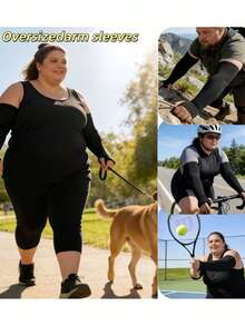 Oversized Summer Cooling Arm Sleeves, Featuring High Elasticity And Breathable Compression, Suitable For Both Men And Women, Ideal For Outdoor Activities, Daily Outings, And Tattoo Coverage - Multicolor - View 4