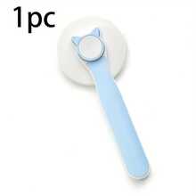 Brosse auto-nettoyante pour chiens & chats, peigne de retrait de poils d'animaux à un bouton, brosse de toilettage à broches en acier rondes souples, outil de désemmêlage efficace pour chatons, chiots, petits, moyens et grands animaux de compagnie - Multicolore - Voir 11