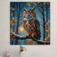 500pcs Adult Mini Jigsaw Puzzle Box - Precision Cut, Challenging Difficulty For Adults, Scratch-Resistant Material. Featuring Moonlit Forest Owl Theme, Suitable For Family Entertainment, DIY Decor, Art Collection, Halloween And Christmas Gift, Brain Challenge, Immersive Art Experience, Home Decor Or Gift For Friends And Family, Combining Fun And Quality. - Multicolor - View 4