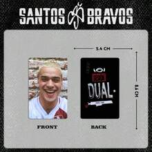 Santos Bravos DUAL 專輯卡,歐美男團周邊 LOMO 收藏卡,粉絲應援明星卡,拉丁美洲男團相片卡,Santos Bravo 粉絲收藏品,世界盃球衣卡,DUAL 出道 EP 盒裝卡,足球球衣 + 私服雙風格照片,Santos Bravos 小卡組,適合卡片專輯收藏、剪貼簿 DIY、粉絲應援 - 彩色 - 查看 4