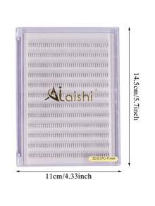 12排 AILAISHI W型接睫毛,0.07mm,混合長度 8-14mm,3D預製扇形,柔軟自然外觀,十字/貓眼風格,適合初學者,多功能睫毛款式|自然外觀睫毛|柔軟質地睫毛 - D - 查看 5