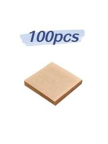 50/100/200PCS Baking Parchment Paper, 7.8*7.8 Inches, Non-Stick Pre-Cut, Suitable For Baking, Air Fryer, Daily Cooking, Oven Use, Perfect For Making Bread, Cakes, Grilling (Natural Color) - Multicolor - View 11
