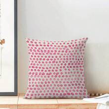 Preppy Pillow Covers 22x22 Inch Set Of 2 Pink Polka Dot Outdoor Decor Throw Pillows For Couch Modern Boho Design Watercolor Aesthetic Decorative Cushion Cases For Home Sofa Bed Decorations - 粉紅色圓點22吋x22吋(2包) - 查看 4
