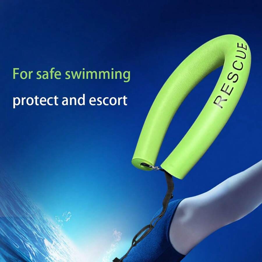 1pc U-Shaped Swimming Rescue Float - Adjustable Waist Belt Buoyancy Rod, High Buoyancy Water Safety Equipment, Suitable For Swimming Pools And Open Water - Multicolor - View 1