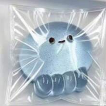 1pc TPR Jellyfish Squeeze Toy, Soft Slow Rebound Squishy Fidget Sensory Stress Relief Toy, Cute Sea Animal Desktop Decompression Toy, Party Favor Birthday Halloween Christmas Gift, Random Packaging - Multicolor - View 12
