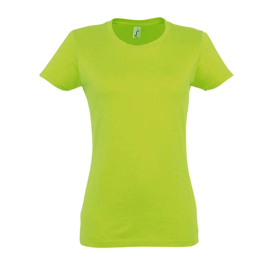 SOLS Womens/Ladies Imperial Short-Sleeved T-Shirt - Apple Green - View 1