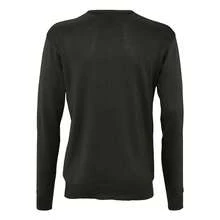 SOLS Mens Galaxy V Neck Jumper - Black - View 2
