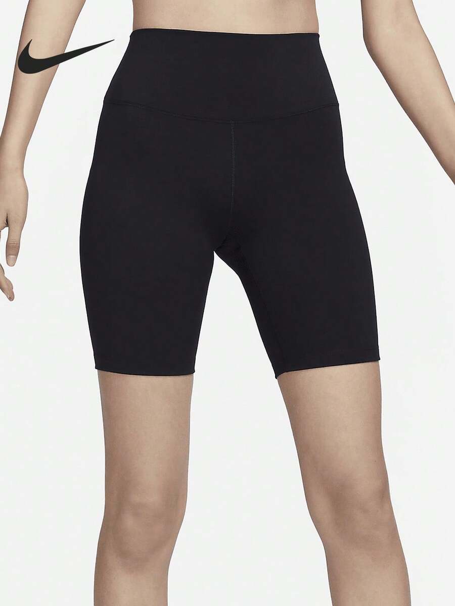 Nike Authentic 2024 Summer New Women's High Waist Cycling Shorts FN3207-010 - FN3207-010 - View 1