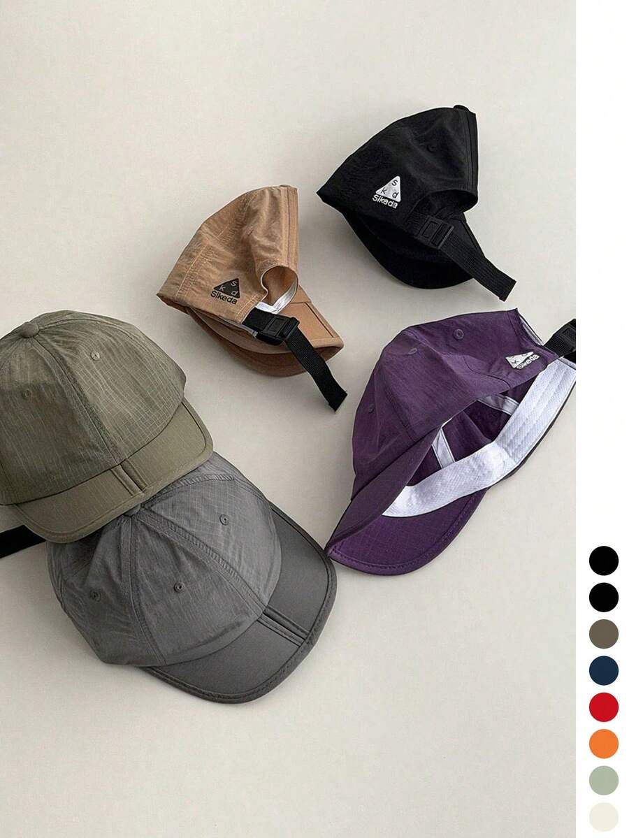 Soft Top Quick-Dry Packable Baseball Cap - Travel Outdoor Hat Spring/Summer New Vintage Solid Color Quick-Dry Foldable Baseball Hat Unisex Sun Protection Outdoor Hiking Sports Baseball Cap Quick-Dry Thin Plaid Foldable Baseball Hat Women Outdoor Travel Wide Brim Sun Protection Baseball Cap Men Tongue Brim Hat Waterproof Quick-Dry Equestrian Hat Short Cap Hip-Hop Short Brim Baseball Cap Small Brim