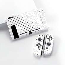 Cute Solid Color Polka Dot Versatile Split Soft Shell For Switch, Compatible With Switch Original For NS Console Polka Dot Protective Case, Skin-Friendly Flexible TPU Material Shockproof And Anti-Collision, Multiple Colors Available, Lightweight And Does Not Obstruct Dock, Full Coverage Fit For Controller, Daily Portable Protection Game Console Accessory - View 15