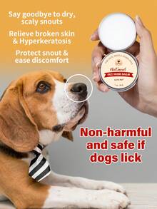 GJYC PET Pet Nose Moisturizing Balm 1oz – Prevents Dry And Cracked Nose For Dogs And Cats, Deeply Moisturizing And Lick-, Suitable For French Bulldogs And All Breeds - Multicolor - View 4