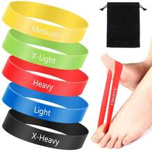 5-PackToe Resistance Bands, Big Toe Separator, Finger Resistance Stretcher, Unisex Thumb Yoga Resistance Bands, Finger Exercise Bands - Multicolor - View 16