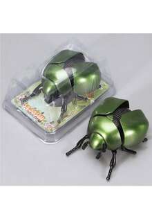 1pc Creative Wind-Up Crawling Ladybug/Bee/Jewel Beetle, No Battery Required, Suitable For Outdoor Decor, Realistic Insect Model Toy - Multicolor - View 33