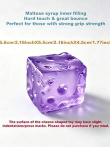 Giant Malt Cheese Squeeze Toys, Raspberry Red Cheese, Ocean Cheese Balls, Perfect Gifts, Birthday Gifts - Multicolor - View 28