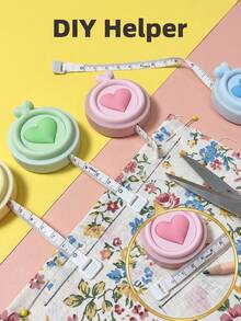 Pita Ukur Fleksibel Plastik Lucu yang Dapat Ditarik, Pita Ukur Lembut yang Dapat Ditarik untuk Pria dan Wanita, Penggaris Fleksibel Dua Sisi yang Lucu untuk Kerajinan Kain, Menjahit, Dekorasi Rumah, Kembali ke Sekolah, Perjalanan, Pesta, Hadiah, Aksesori Penting - MultiWarna - View 6