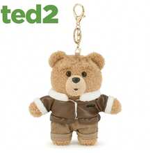 Pendentif en peluche d'ours TED2, porte-clés mignon de dessin animé, breloque de sac, ornement de sac à dos, poupée en peluche, cadeau d'anniversaire pour filles - Multicolore - View 12