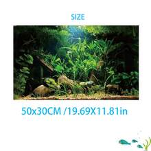 Aquarium Background Wallpaper Sticker - Underwater Jungle Scene, Tree Trunk Pattern - Self-Adhesive Fish Tank Decor, Fade-Resistant, Suitable For Freshwater/Saltwater Aquariums, Glass Containers, Office/Home Decor - Aquarium Landscaping, High-Quality Printing, Natural Style Design - A - View 9